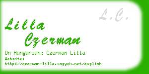 lilla czerman business card